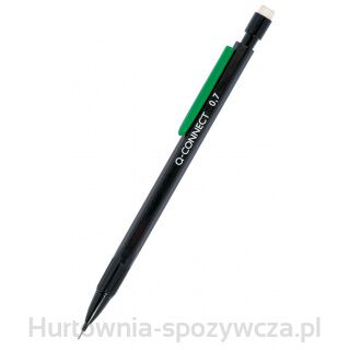 Ołówek Automatyczny Q-Connect, 0,7Mm, Zawieszka, Czarny