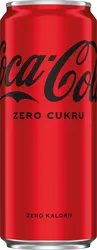 Coca Cola Zero 330ml (w tym +0,50 zł/szt. zwrotnej kaucji)