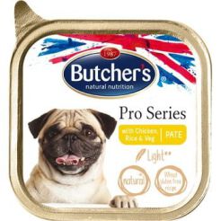 Butcher'S Pro Series Dog Light Z Kurczakiem, Ryżem I Warzywami Pasztet 150G