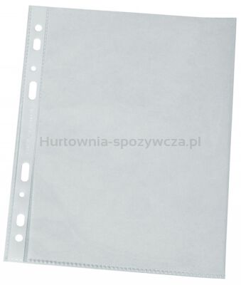 Q-Connect Koszulki na dokumenty PP, A4, groszkowe, 120mikr., 100szt., w pudełku 
