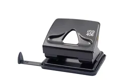 SAX406 Dziurkacz dziurkuje do 30 kartek, czarny