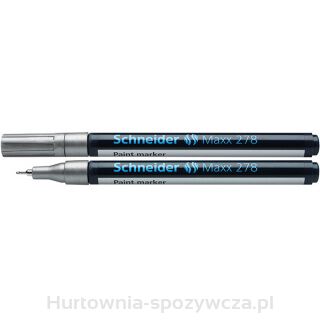 Marker Olejowy Schneider Maxx 278, 0,8 Mm, Srebrny