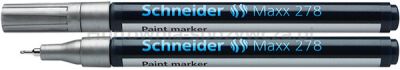 Schneider Marker olejowy Maxx 278, 0,8mm, srebrny 
