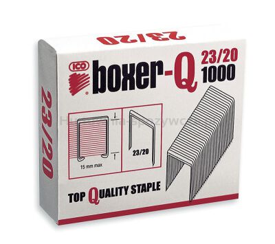 ICO Boxer Zszywki 23/20, galwanizowane, 1000szt. 