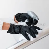 Rękawice Nitrylowe Bezpudrowe, Maxter, 100 Szt., Rozmiar L, Czarne - 4
