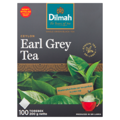*Dilmah Cejlońska Herbata Earl Grey Klasyczna Czarna Z Aromatem Z Bergamoty 200 G (100 Torebek)