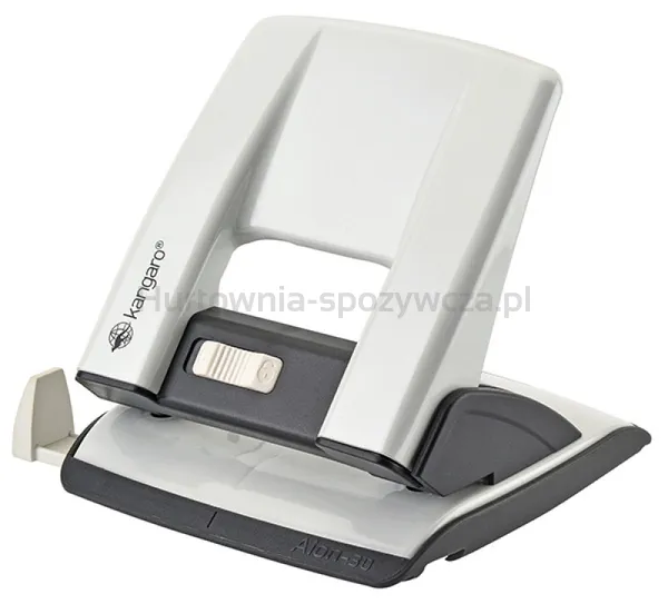 Kangaro DziurkaczAion-30, dziurkuje do 30 kartek, metalowy, metaliczny biały 