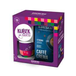 Eduscho Kawa Ziarnista Caffe Crema Strong1000g + kubek