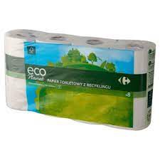 Carrefour Papier Toaletowy Eco 2W 8 Rolek