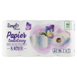 Papier Toaletowy Eco 2W 8 Rolek(cena za 8 rolek)