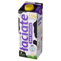 Mleko ŁACIATE, bez laktozy 1,5%, 1 l