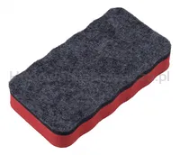 Gąbka Magnetyczna Office Products, Do Tablic Suchościeralnych, 110X57X20Mm, Z Zawieszką, Czerwona - 4
