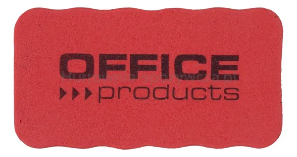 Gąbka Magnetyczna Office Products, Do Tablic Suchościeralnych, 110X57X20Mm, Z Zawieszką, Czerwona