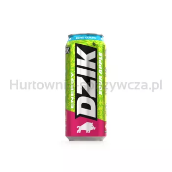 Dzik Energy Sour Apple&nbsp 500 ml - Napój Energetyzujący