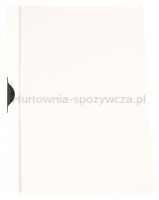 Q-Connect Skoroszyt z metalowym klipsem, PP, A4, 200/350mikr., biały 
