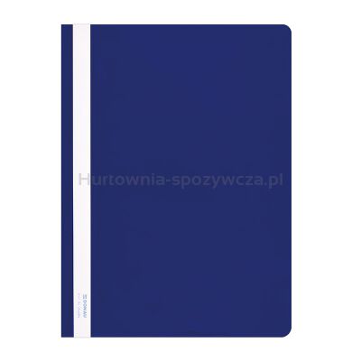 Donau Skoroszyt PVC, A4, twardy, 150/160mikr., niebieski 
