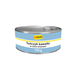 TOPSELLER Tuńczyk kawałki w sosie własnym 170g
