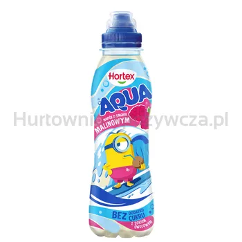 Hortex AQUA Napój o smaku malinowym butelka aPet 400ml kaucja (w tym +0,50 zł/szt. zwrotnej kaucji)