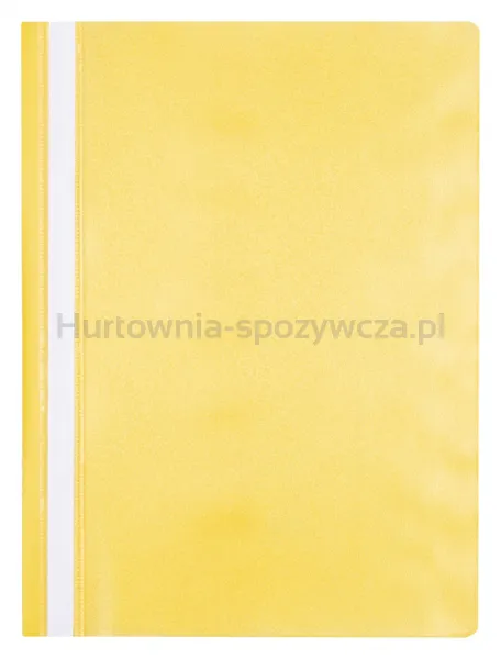 Office Products Skoroszyt, 120/180 Mic, Pp, Żółty 