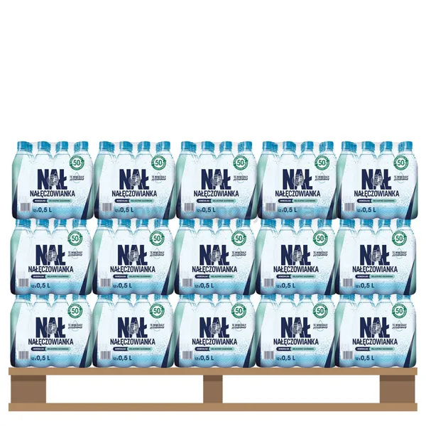 Nałęczowianka Woda Naturalna Niegazowana 0,5 l<br>Paleta 1368 szt. SK