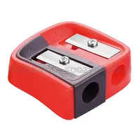 Temperówka plastikowa KEYROAD, podwójna, 2 szt., blister, mix kolorów - 2