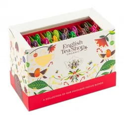 Kalendarz Adwentowy w białym pudełku Zestaw herbat 25 szt BIO 50g  BN