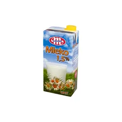 Mlekovita Mleko UHT 1,5% tłuszczu 1l