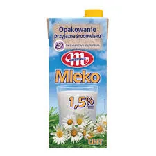 Mlekovita Mleko UHT 1,5% tłuszczu 1l