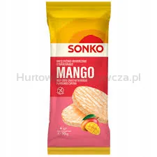 Sonko Wafle ryżowo-kukurydziane o smaku mango 70g