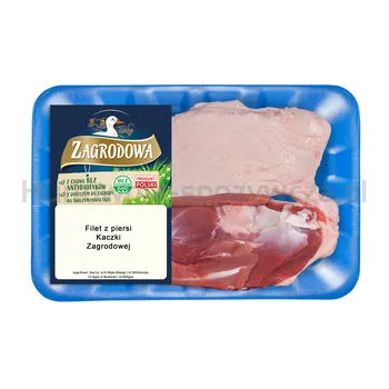 Filet Z Piersi Kaczki Zagrodowej Ze Skórą Klasa A Świeży Map Około  500G
