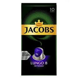 Jacobs Kawa Mielona Lungo Intenso 8  10 Kapsułek 52 G