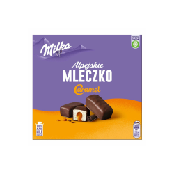 Alpejskie Mleczko Milka Caramel 350 G Mondelez