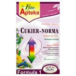Malwa Fito Apteka Cukier Norma Suplement Diety 20X2G