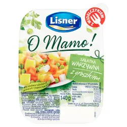 Lisner Sałatka Warzywna Z Groszkiem 140G