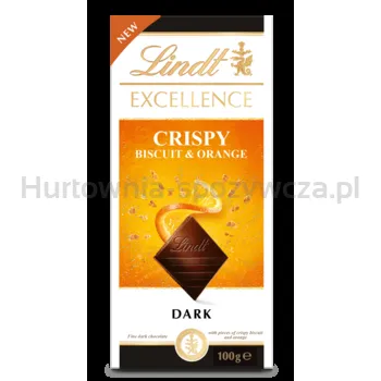 Lindt Excellence Crispy Wafer and Orange 100g