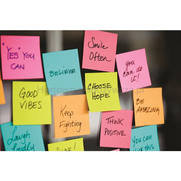 Karteczki samoprzylepne Post-it® Super Sticky Z-Notes, BOOST, 76x76mm, 5x90 kart. - 3
