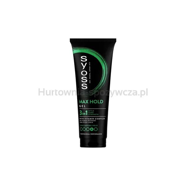 Syoss Żel Do Włosów Max Hold 250 Ml