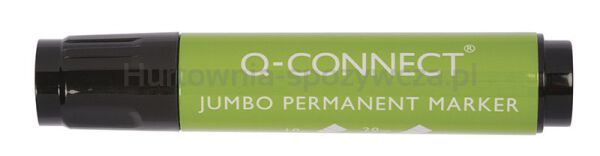 Q-Connect Marker przemysłowy Jumbo, ścięty, 2-20mm (linia), czarny 