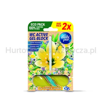 Ambi Pur Active Gel Block Zwieszka Do Wc Citrus & Jasmin 2 X 45 G