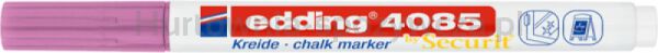 Marker kredowy e-4085 EDDING, 1-2 mm, metaliczny różowy - 2