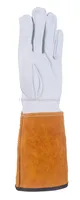 Rękawice spawalnicze DONAU SAFETY DS-KEV WELTIG, kevlar, skóra kozia, rozm. 10/XL, biało-złote - 5