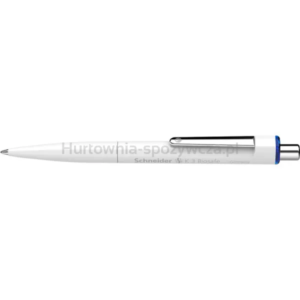 Długopis Automatyczny Schneider K3, Biosafe, M, Niebieski