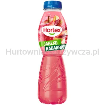 Hortex Napój jabłko rabarbar butelka aPet 500 ml kaucja (w tym +0,50 zł/szt. zwrotnej kaucji)
