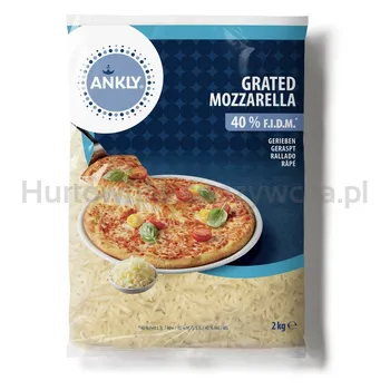 Ser Mozzarella 40% Wiórki 2Kg Ankly