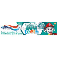 Aquafresh Pasta Do Mlecznych I Stałych Zębów Big Teeth Psi Patrol Z Fluorem Dla Dzieci W Wieku 6+ 50 Ml