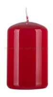 Świeca słupek DONAU HOME Standard Gloss, 50x80mm, czerwony - 2