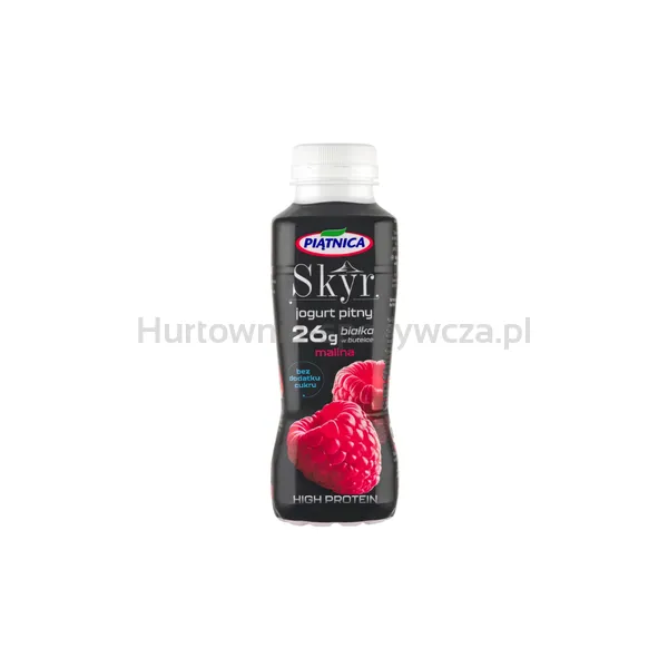 Piątnica Skyr jogurt pitny wysokobiałkowy malina 360g