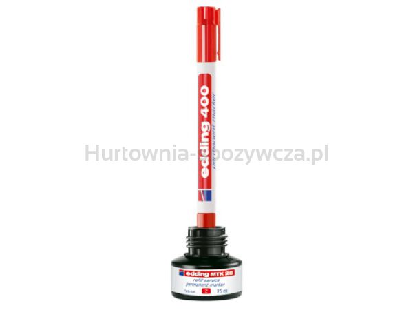 Marker permanentny e-400 EDDING, 1mm, niebieski - 3