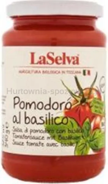 Sos Pomidorowy Z Bazylią Bio 340 G