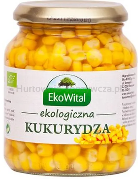 Kukurydza w zalewie BIO 340 g / 230 g